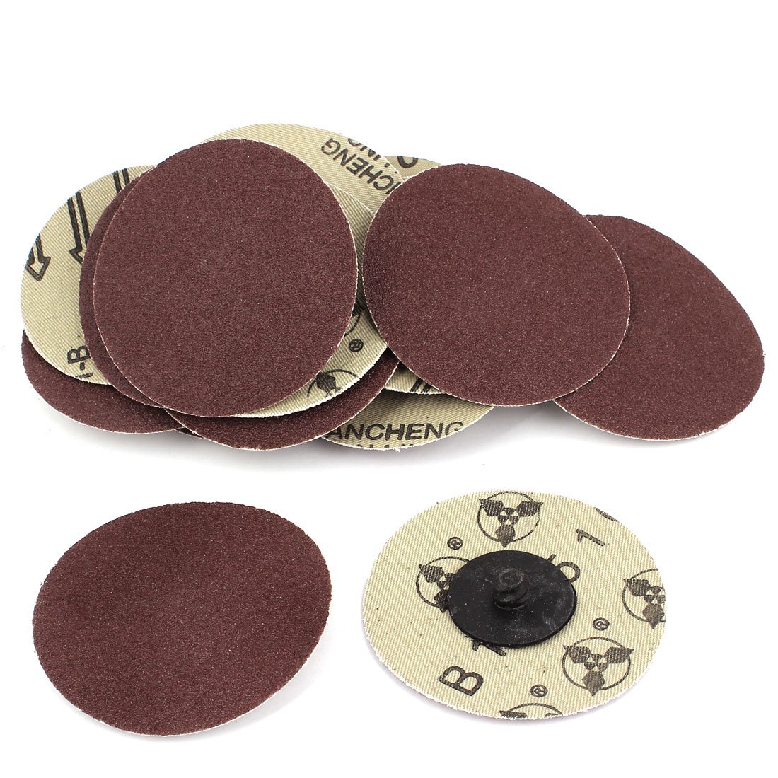 sourcing map disque poncage 75mm grain 80 lot 20