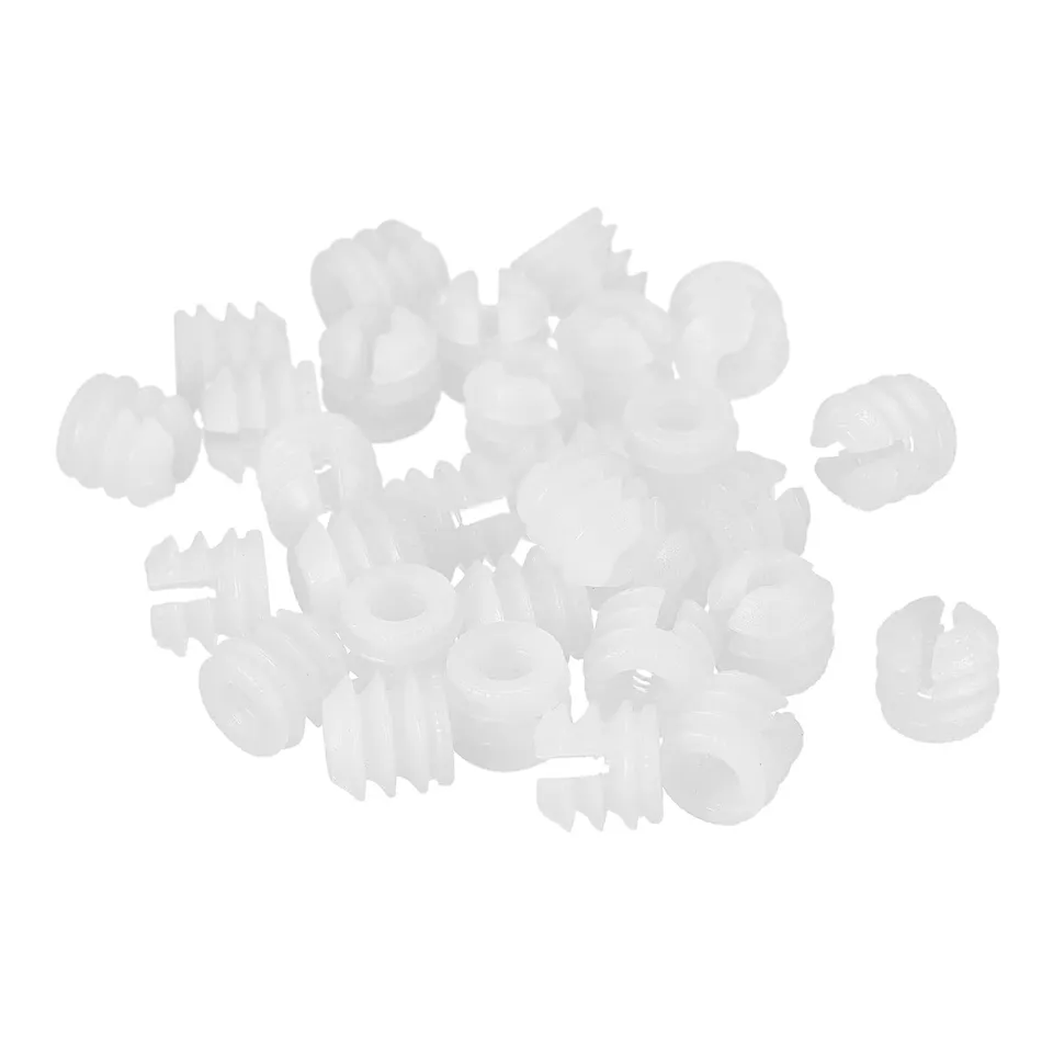 Sourcing Map Écrou Insert Nylon M6 11mm Lot 120 Meuble