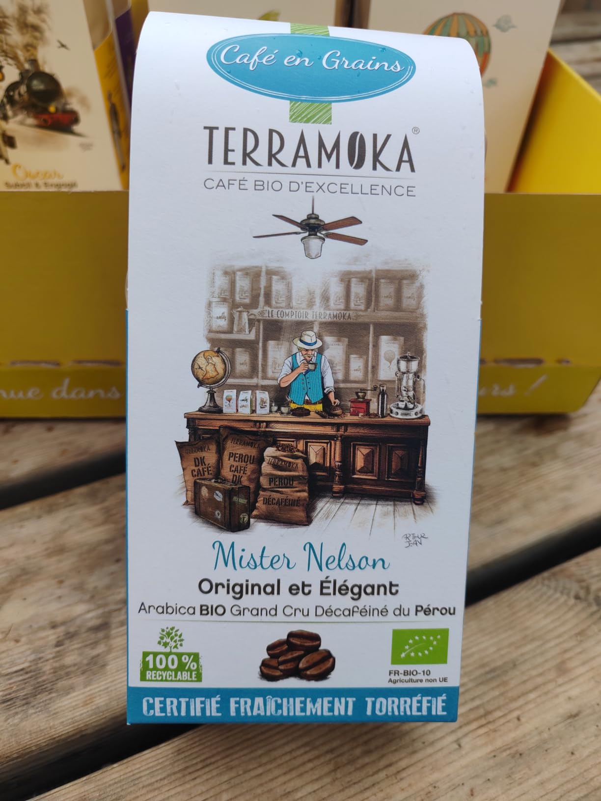Terramoka Le jeune Arthur café en grains bio 1,4 kg arabica
