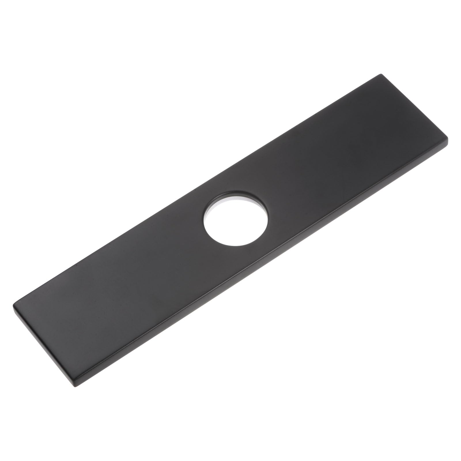 Sourcingmap cache trou évier noir brossé 25,4 cm