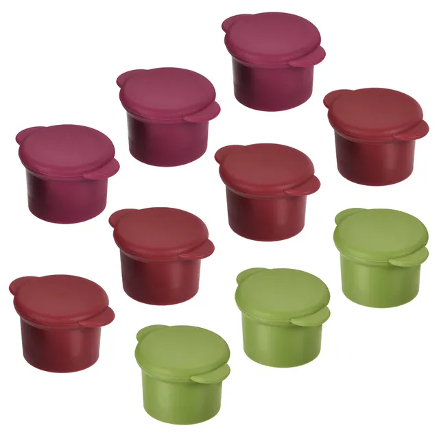 Sourcing map bouchon bouteille silicone 27mm lot 10 multicolore