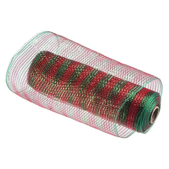 sourcing map Home & Garden maille 10 pouces x 10 yards vert rouge 1 rouleau
