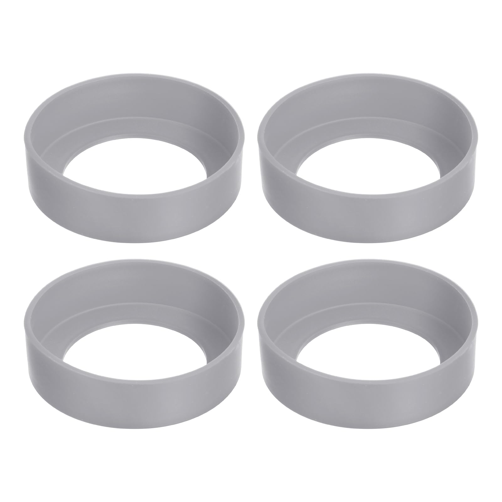 sourcingmap Home & Garden housse bouteille 70mm gris 4pcs silicone