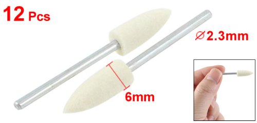 Sourcingmap Feutre Polissage Rotatif 6x15 mm Lot 12