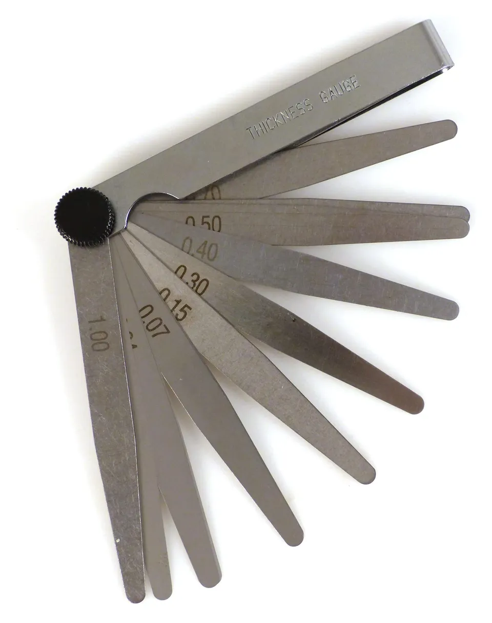 PRECISION STEEL Jauge épaisseur 18 lames 0,03 à 1 mm