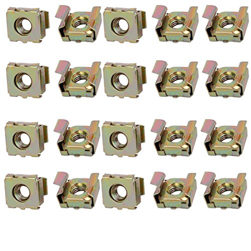 SOURCINGMAP Écrou cage M5 acier zingué 20pcs