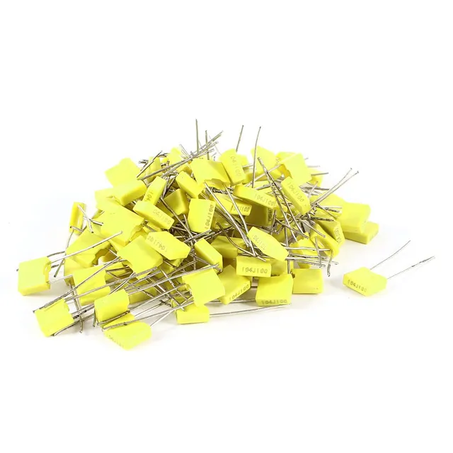 Sourcingmap 104J100 condensateur film 100nF 100V lot de 100