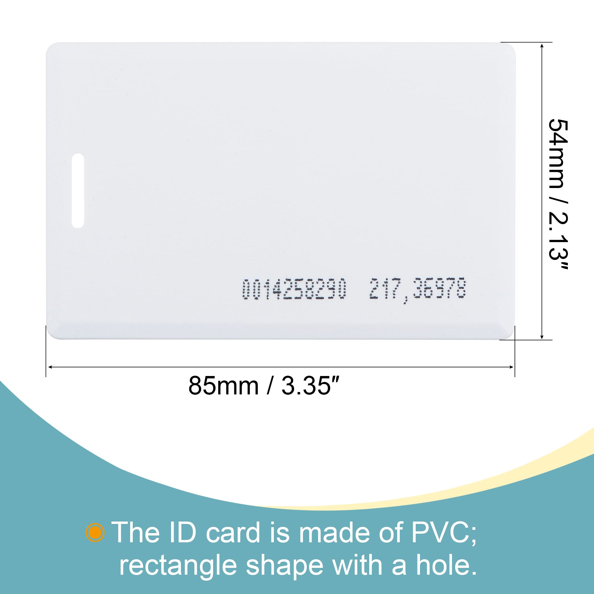 sourcingmap Electronics carte RFID 125KHz blanche lot de 5