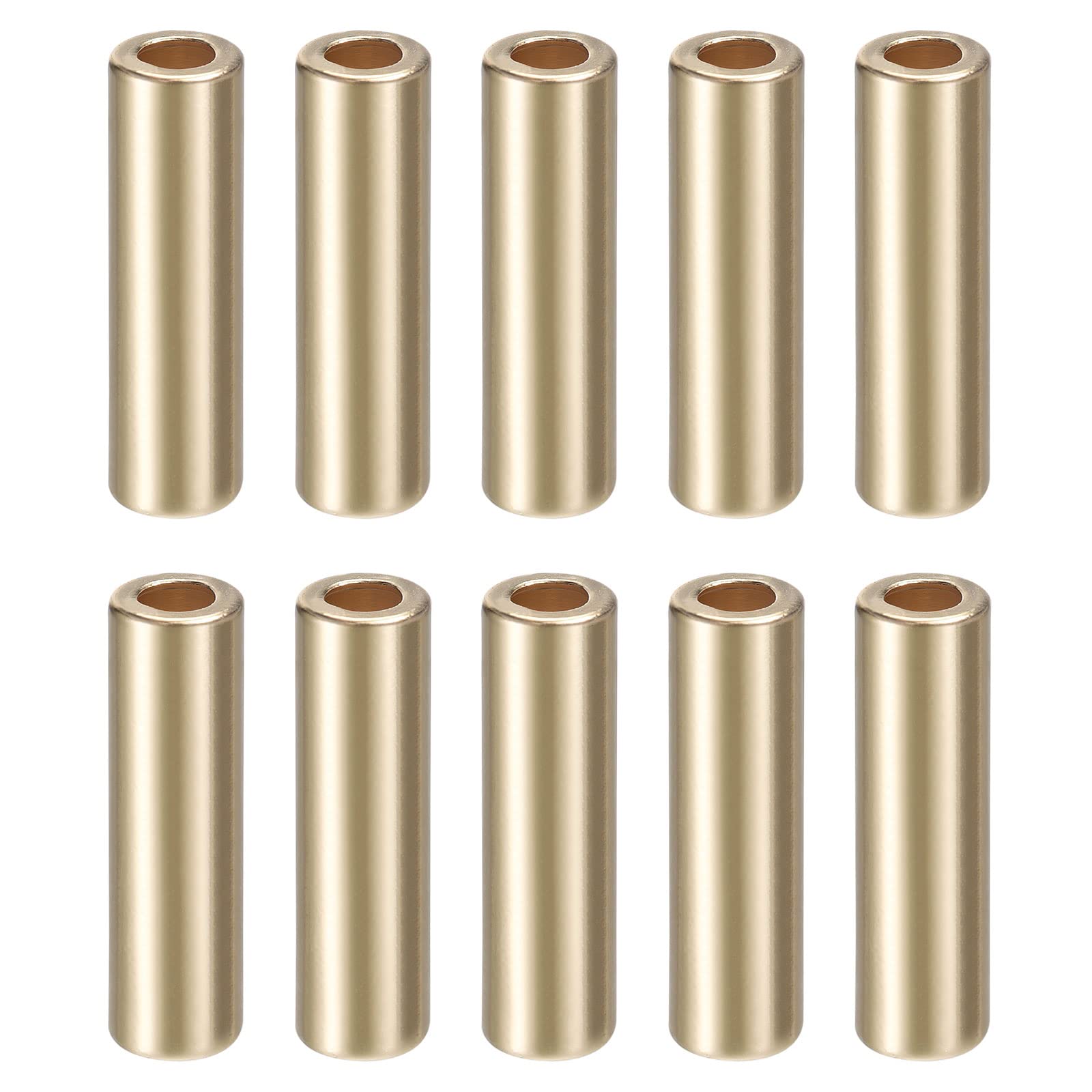 sourcing map embout lacet cordon alliage doré 25mm lot de 10