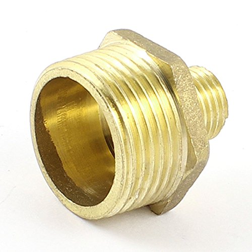 Sourcingmap Mamelon laiton 3/4"-1/4" PT mâle-mâle