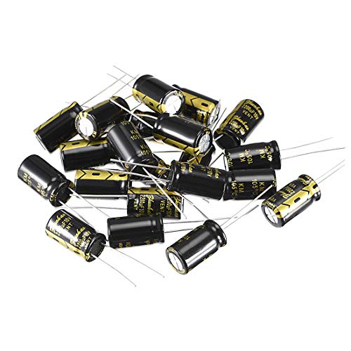 sourcing map 2200uF 10V condensateur électrolytique 10x17mm lot 20