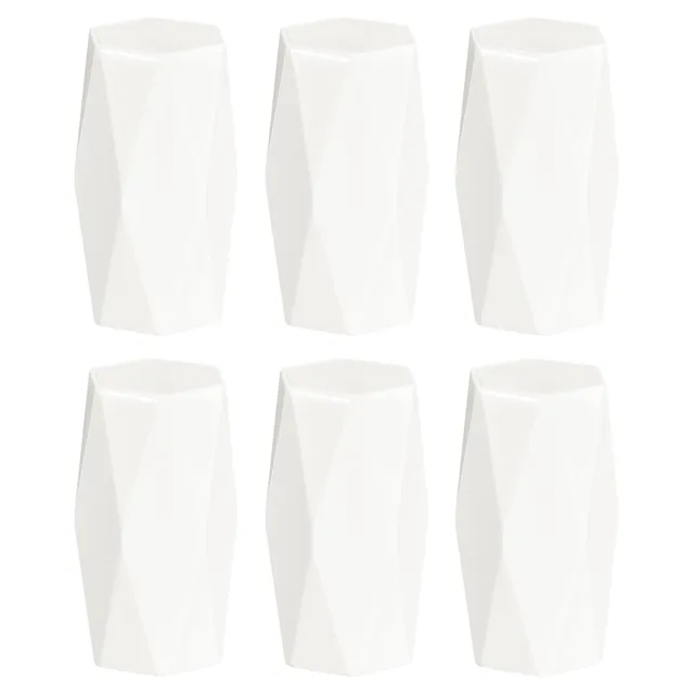 Sourcingmap 6 embouts tringle rideau blanc froid 26-28 mm