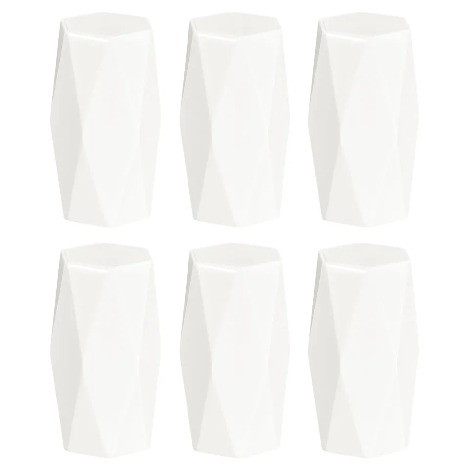 Sourcingmap 6 embouts tringle rideau blanc froid 26-28 mm