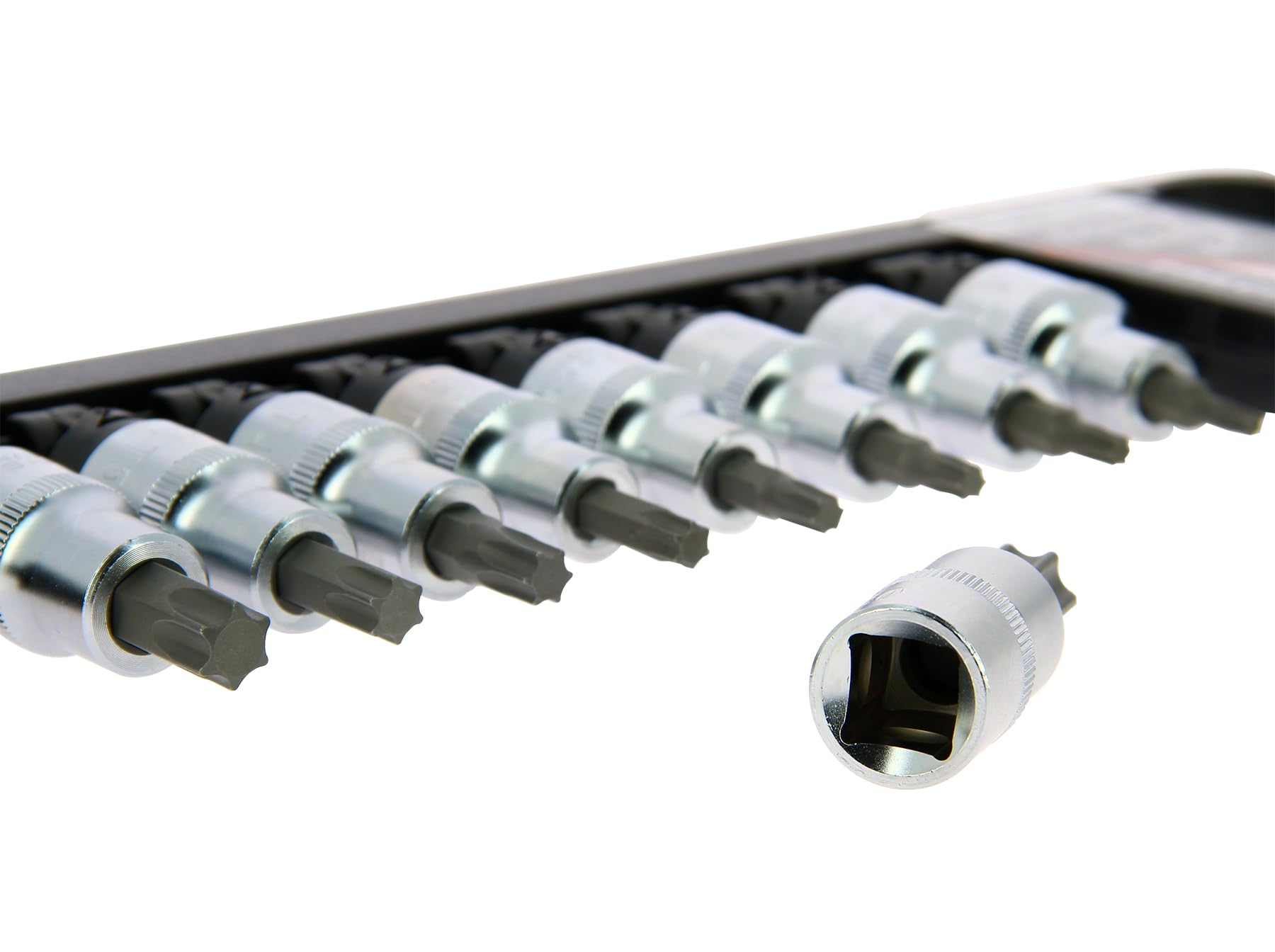 Precision Steel 9 douilles étoiles mâles T20-T60 1/2"