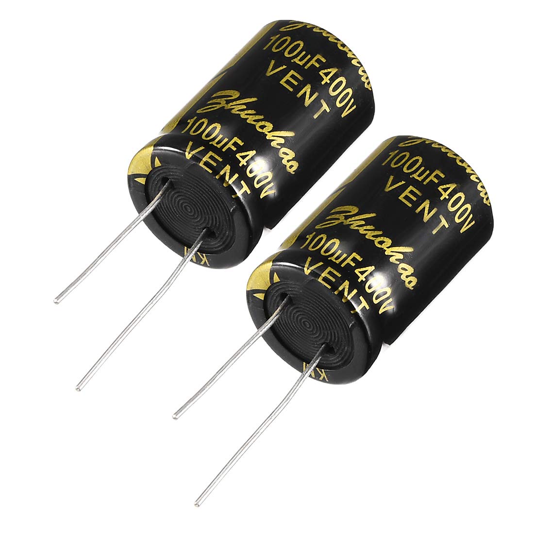Sourcing Map Condensateur 100uF 400V 18x28mm 2pcs