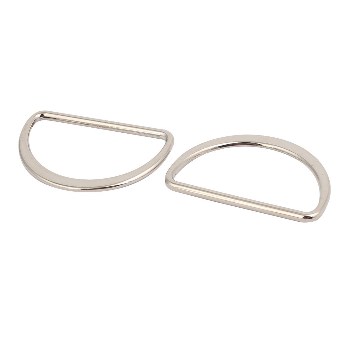 Sourcing Map Anneau en D 50mm Lot de 9 Argent