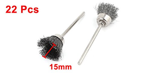 Sourcingmap Industrial brosse polissage métal lot 22 inox