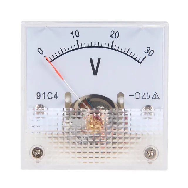 sourcing map 91C4 voltmètre analogique DC 0-30V précision 2,5%