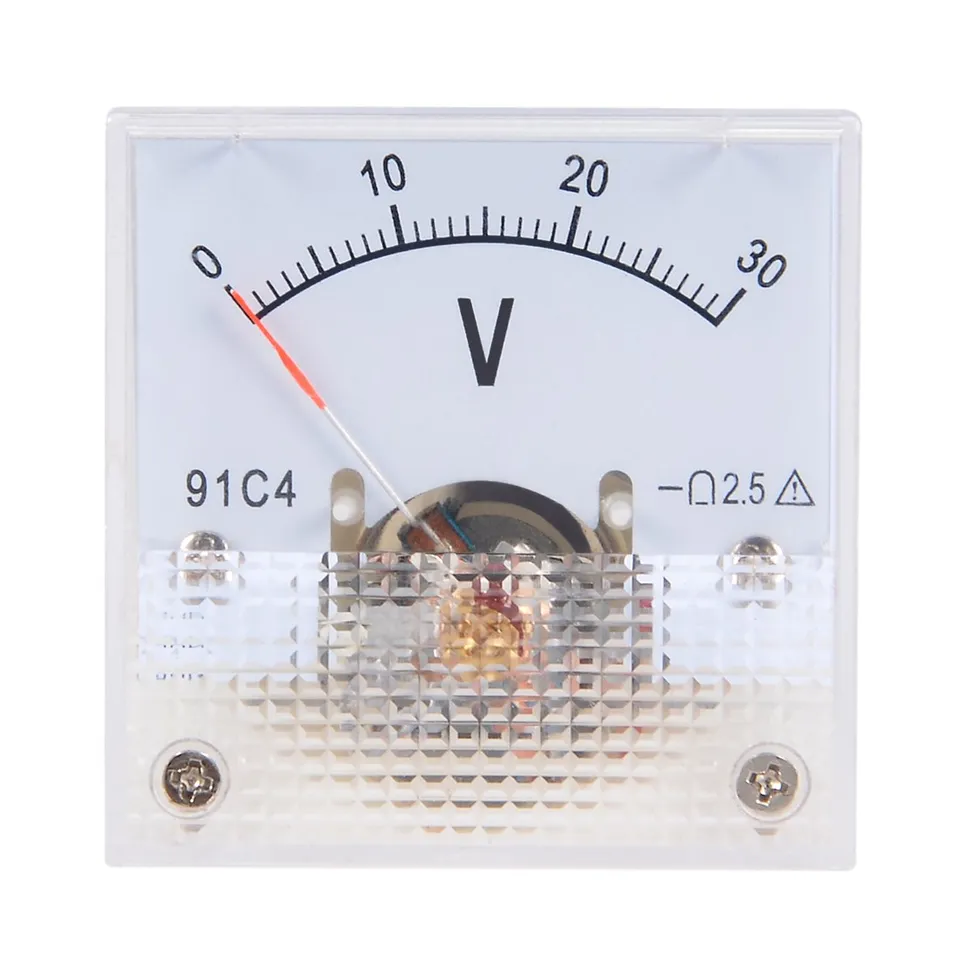 sourcing map 91C4 voltmètre analogique DC 0-30V précision 2,5%