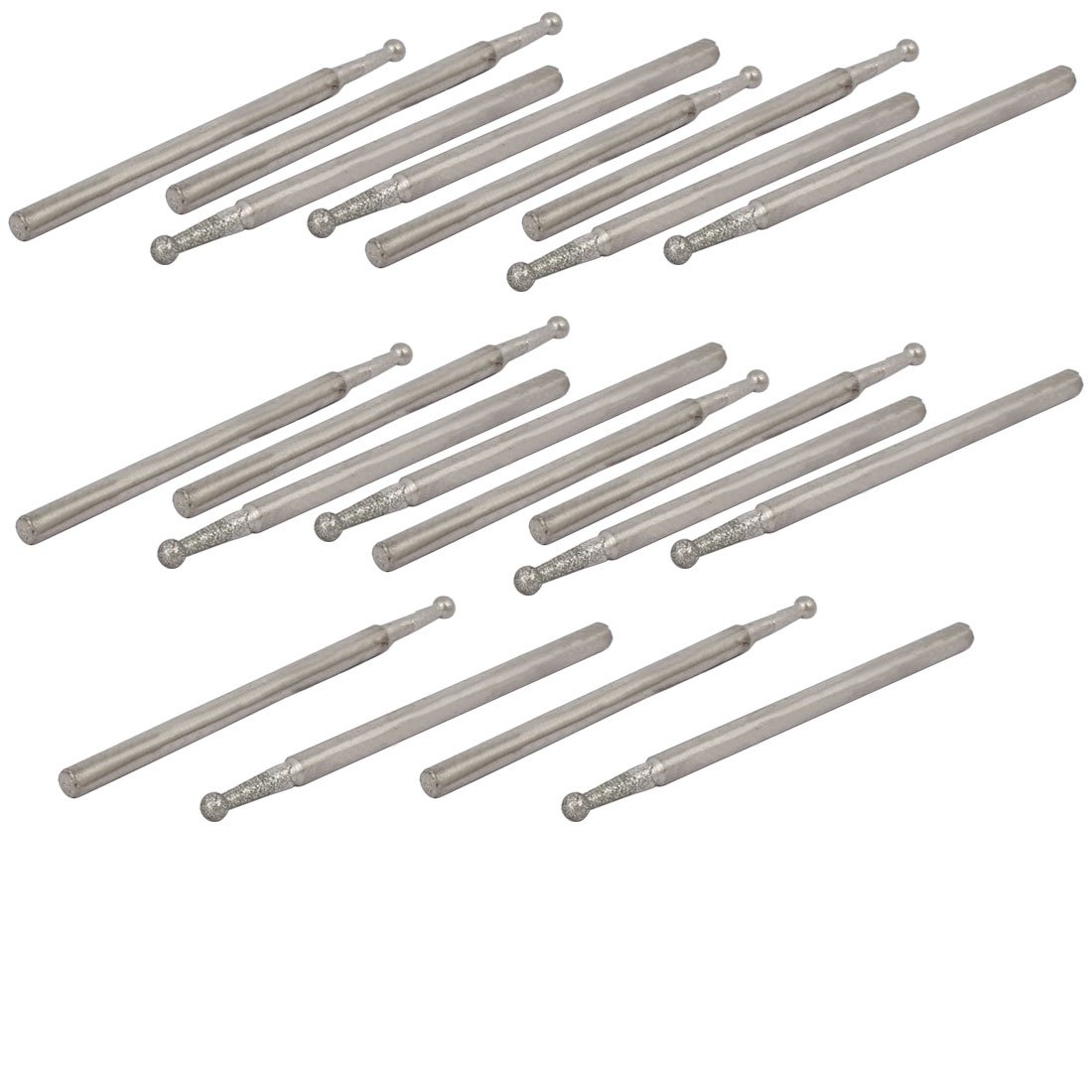 sourcingmap Industrial fraise diamant boule 2 mm lot 20