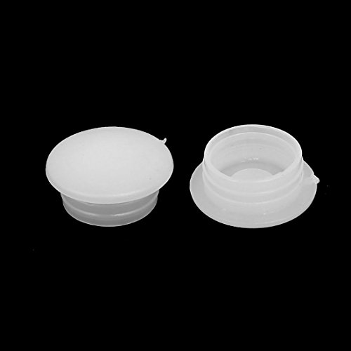 sourcingmap cache-vis plastique blanc 12mm lot de 100