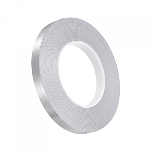 sourcing map Ruban Adhésif Carrelage Argenté 12mm x 50m