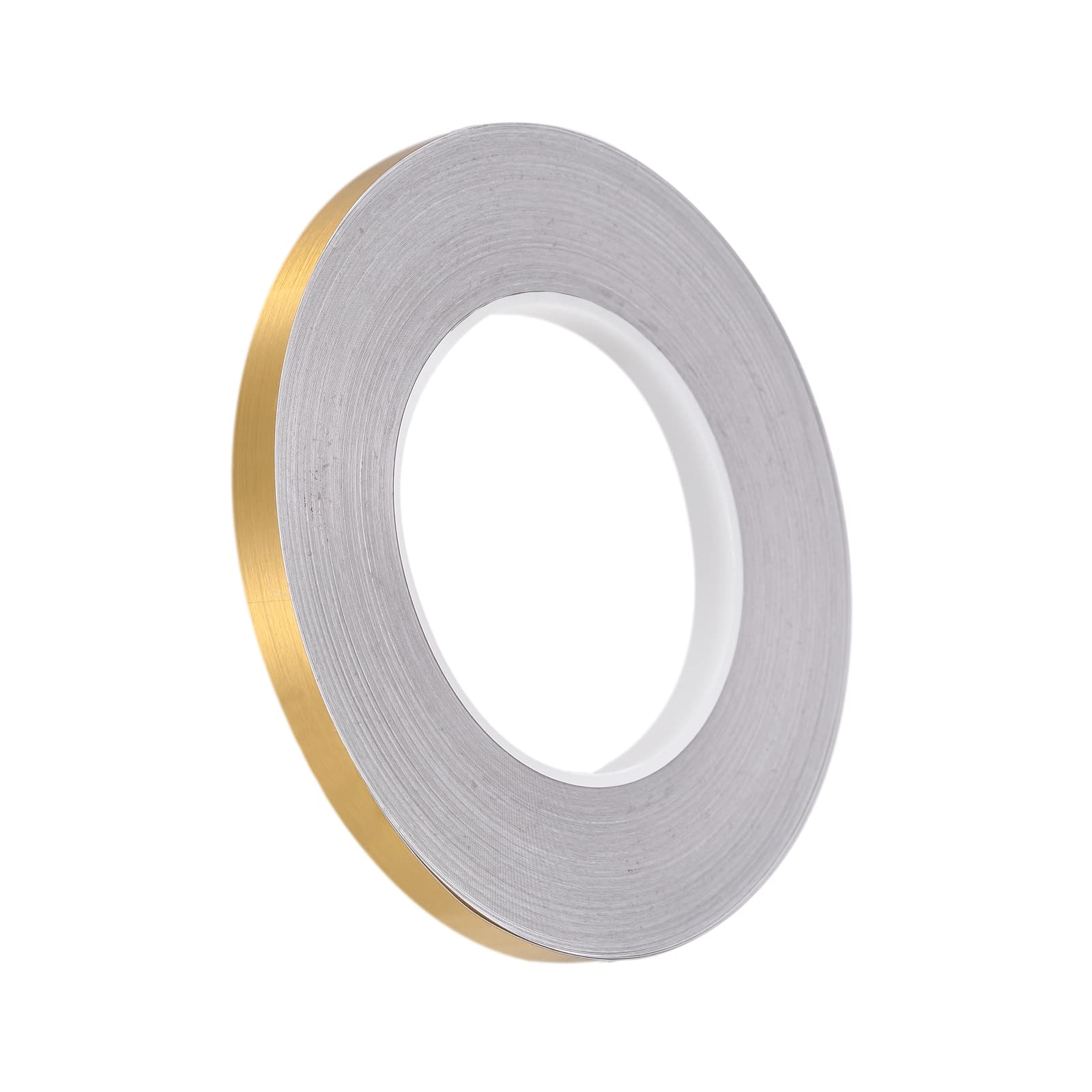 sourcing map Ruban Adhésif Carrelage Doré 8mm x 50m