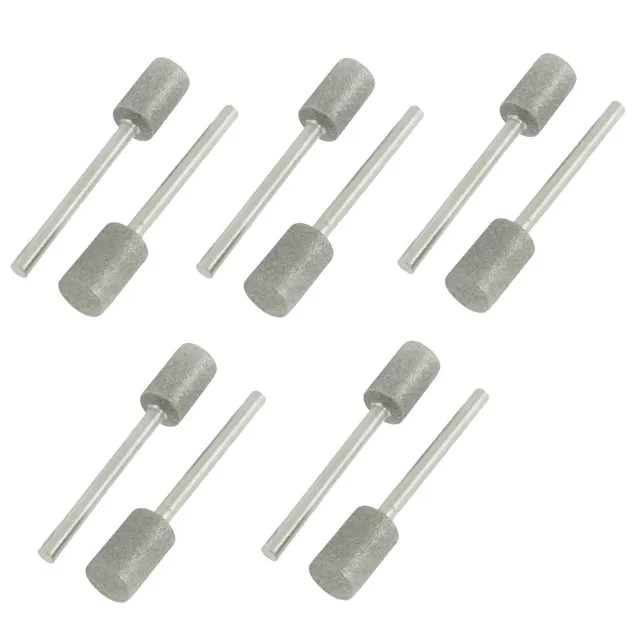 sourcingmap pointe diamant cylindrique 8mm queue 3mm lot 10