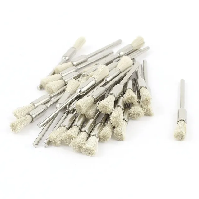 SOURCINGMAP Industrial Brosse Polissage Stylo Blanc Lot 30