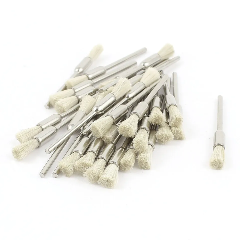 SOURCINGMAP Industrial Brosse Polissage Stylo Blanc Lot 30