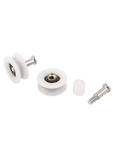 sourcing map Roulette porte coulissante 22mm lot 6