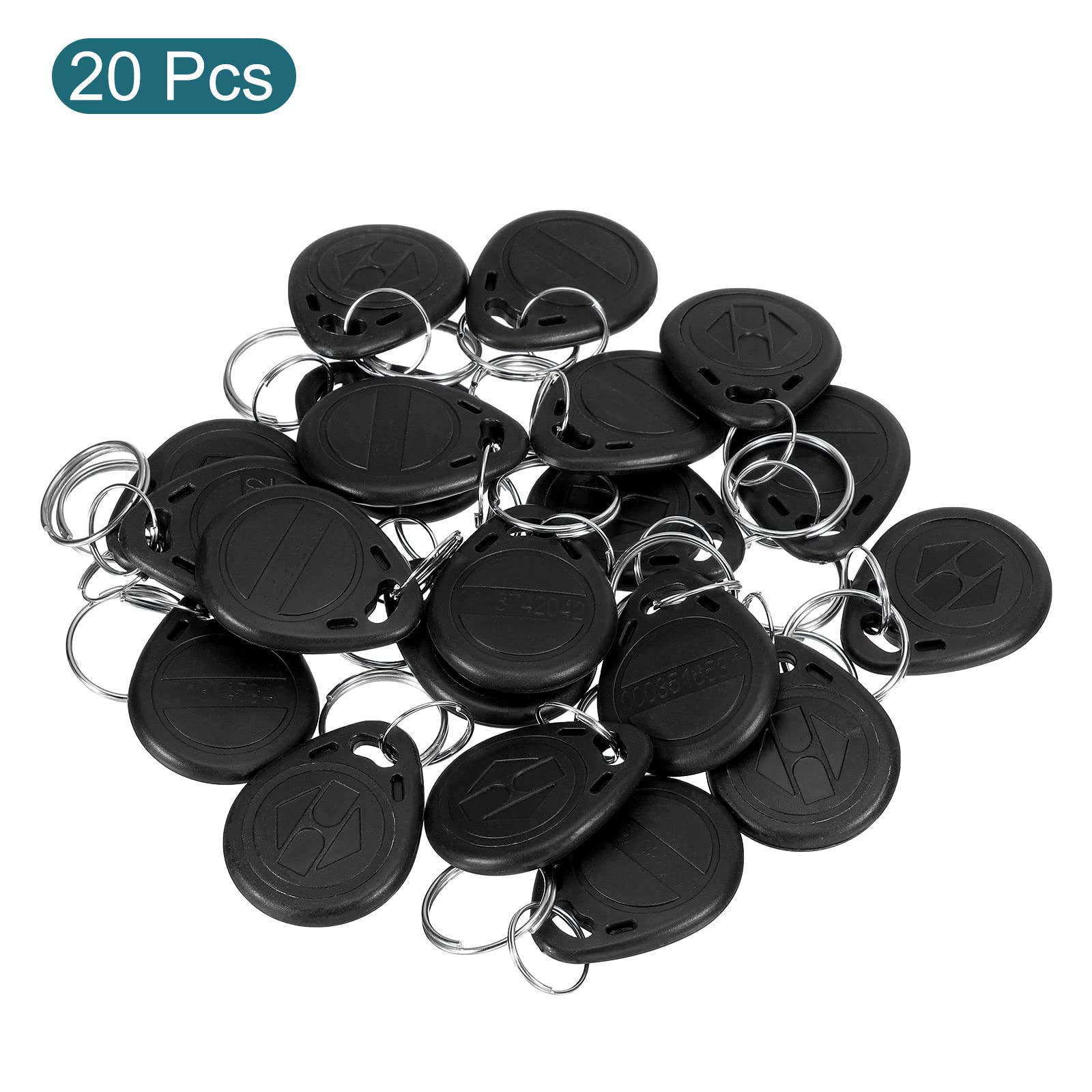 Sourcing Map Electronics Badge RFID 125KHz Noir x20 Lecture Seule