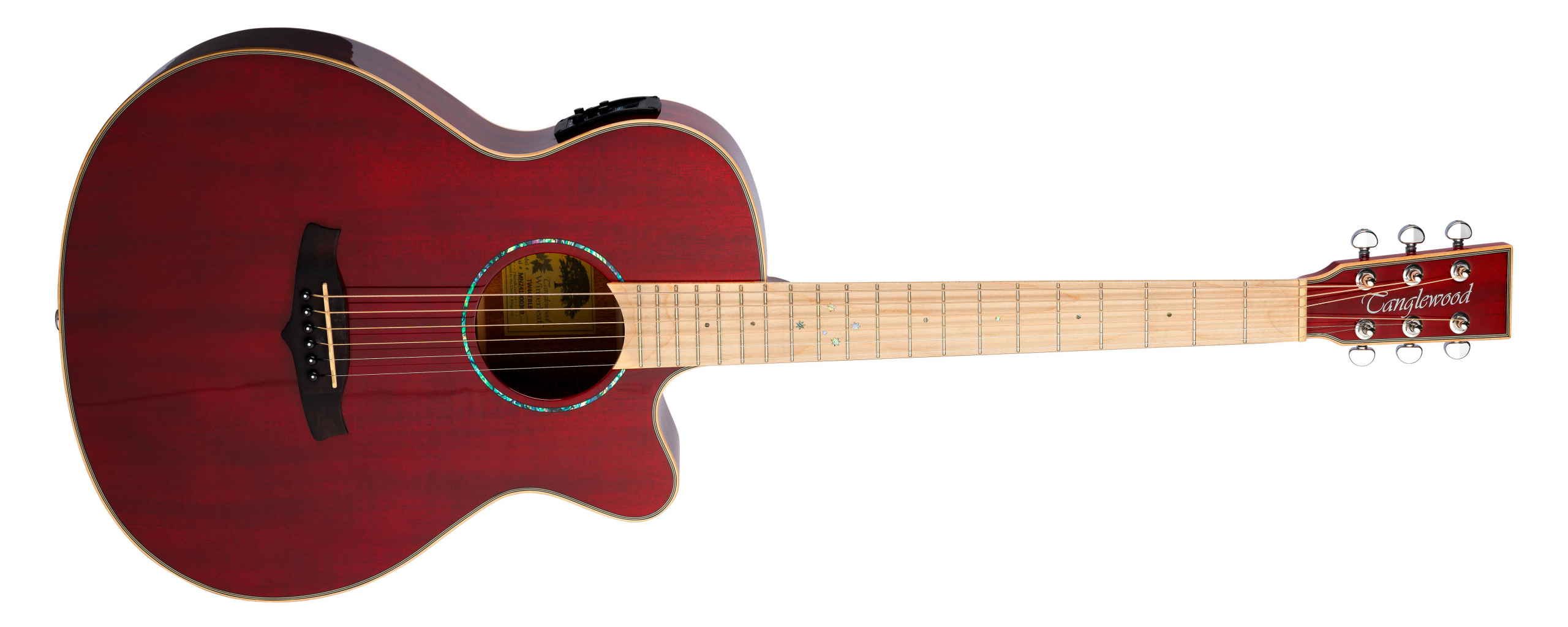 Tanglewood Winterleaf TW4CEBLB guitare électro blonde