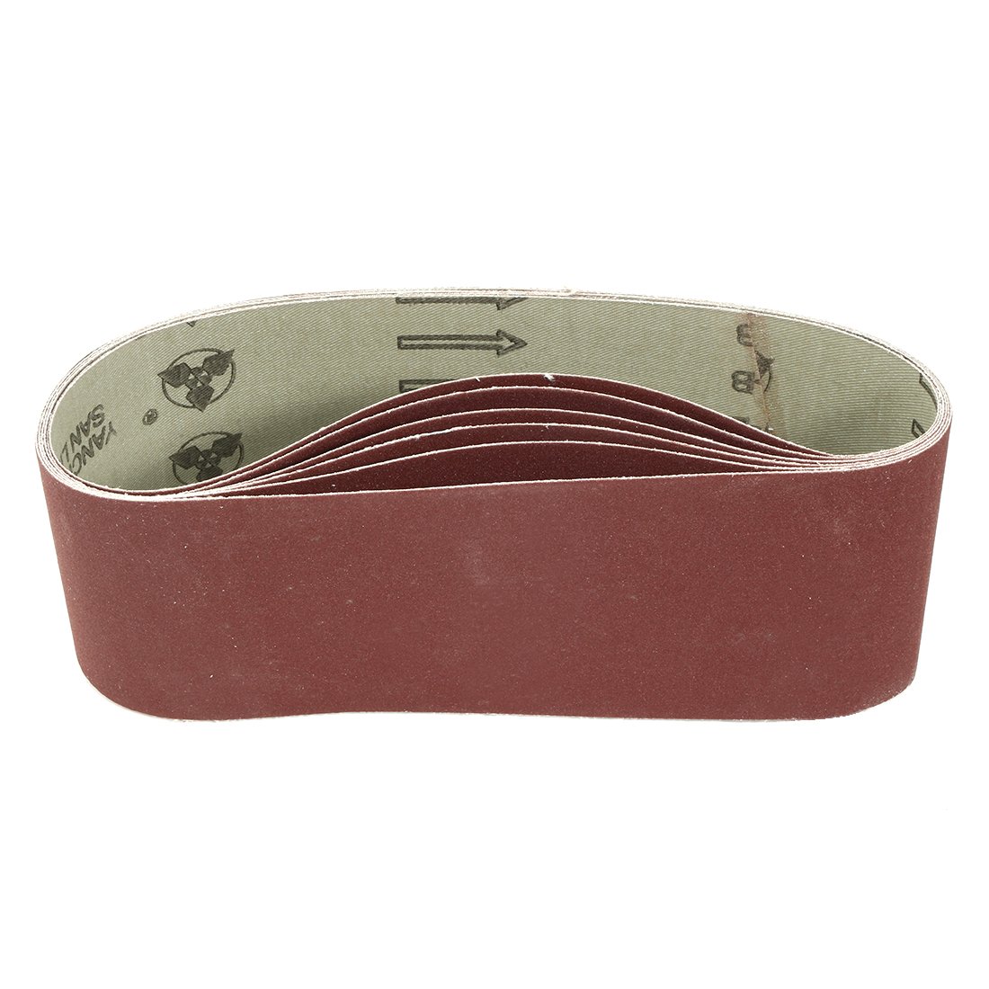 SOURCINGMAP Patins mousse ponceuse 18,7x9 cm lot 10