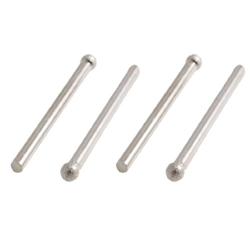 sourcingmap pointe diamantée boule 4 mm tige 3 mm lot 4