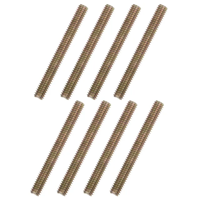Sourcingmap 8 tiges filetées M8 3" acier zinc 5/16
