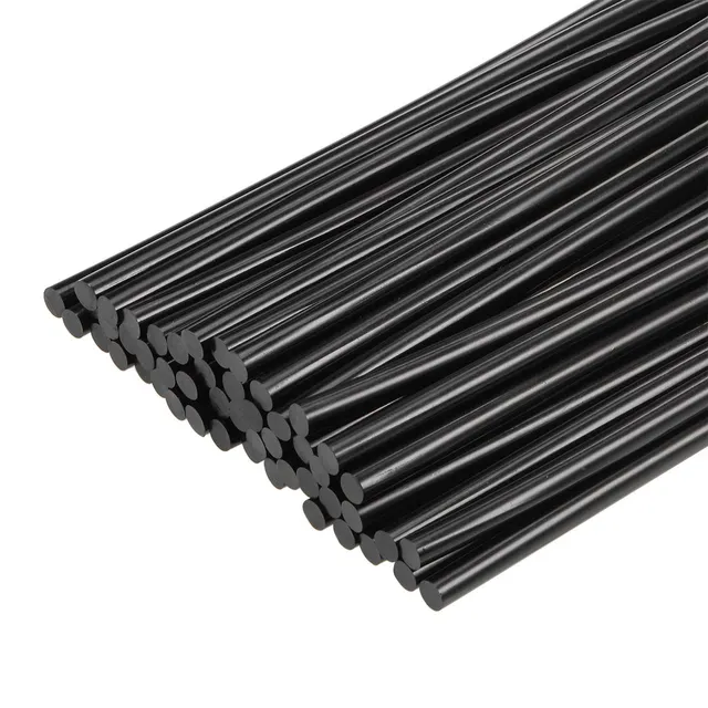 Sourcingmap Bâton Colle Chaude Noire 200x11mm Lot 50