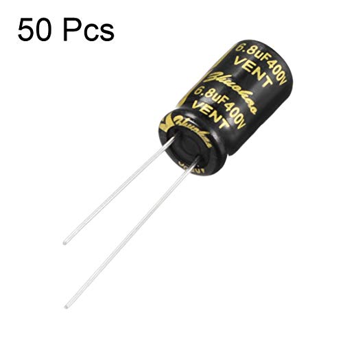 Sourcing Map Condensateur Électrolytique 6.8uF 400V 8x14mm Lot 50