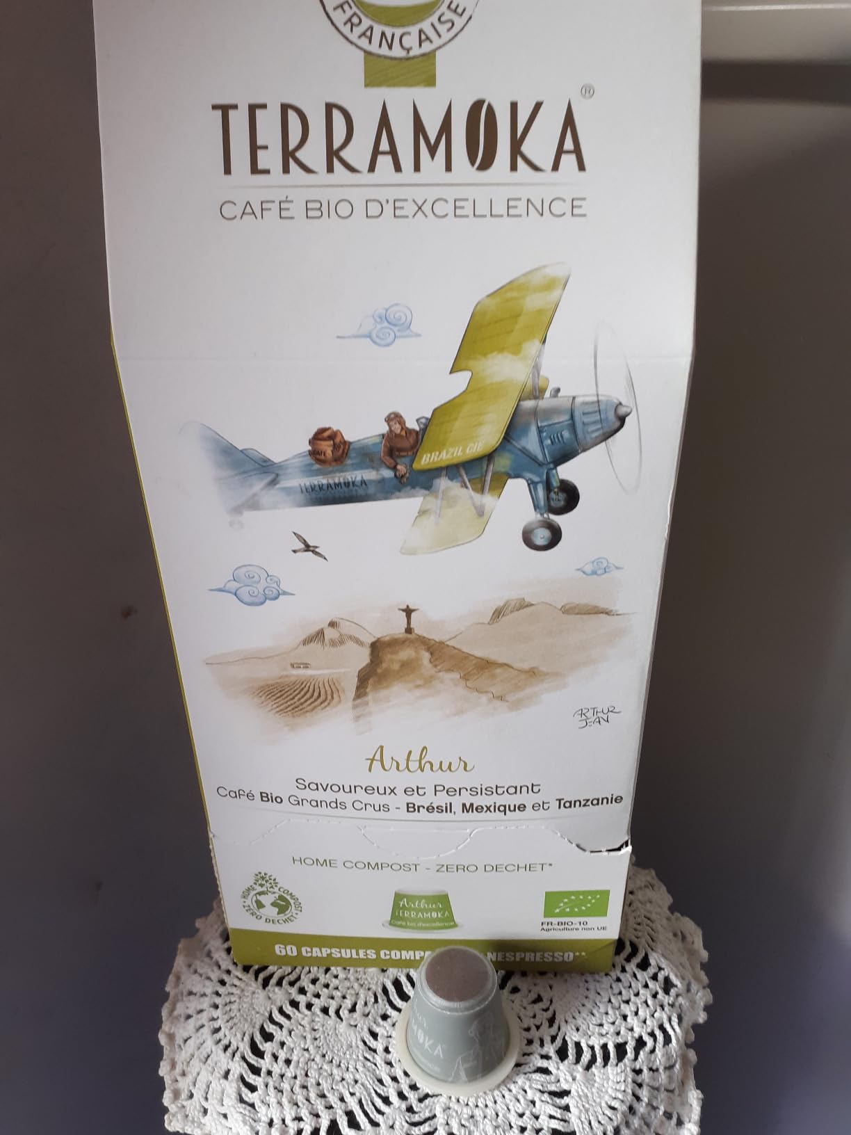 Terramoka Le jeune Arthur capsules café bio 60 riche