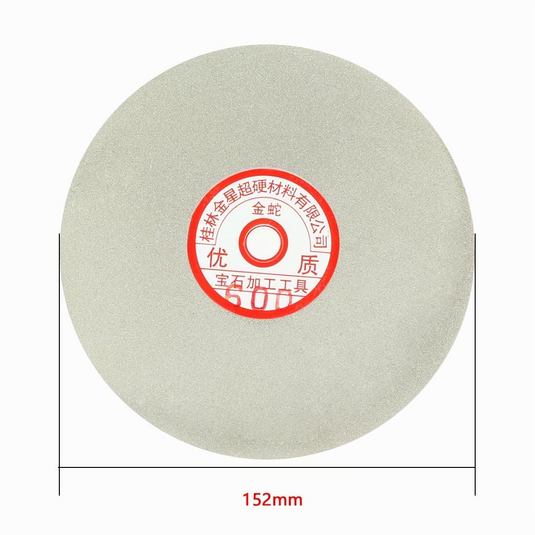 sourcing map Industrial disque diamant plat grain 600 152 mm