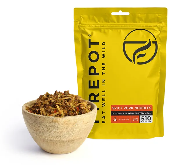 Firepot Main Meals Spicy Pork Noodles plat nouilles porc 105g