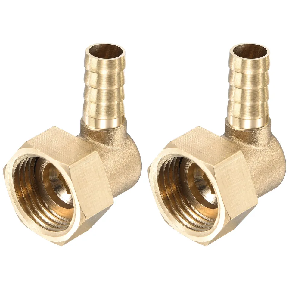 Sourcing Map G1/2 raccord coudé laiton 10mm lot 2