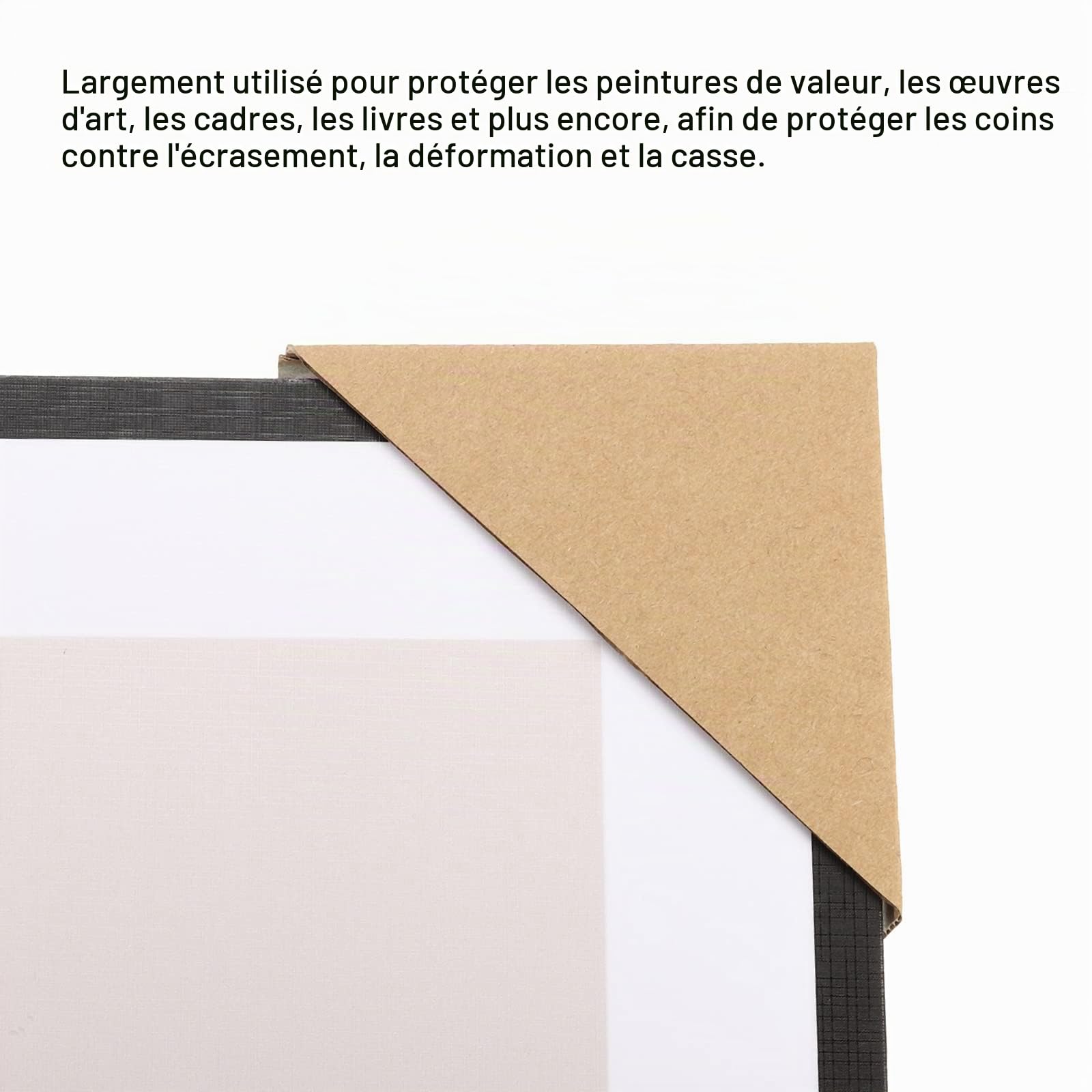 Sourcingmap Protège-coin Carton 9mm Lot 40 Protection Cadre
