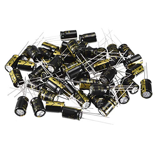 sourcing map 330uF 25V condensateur électrolytique alu lot 50