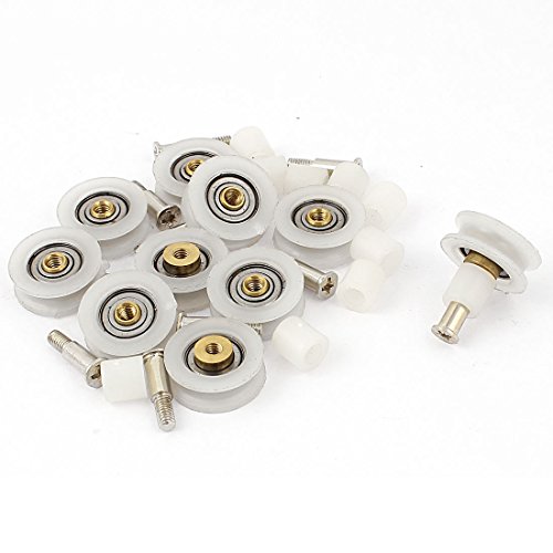 SOURCINGMAP Roulette porte coulissante 22mm lot 10