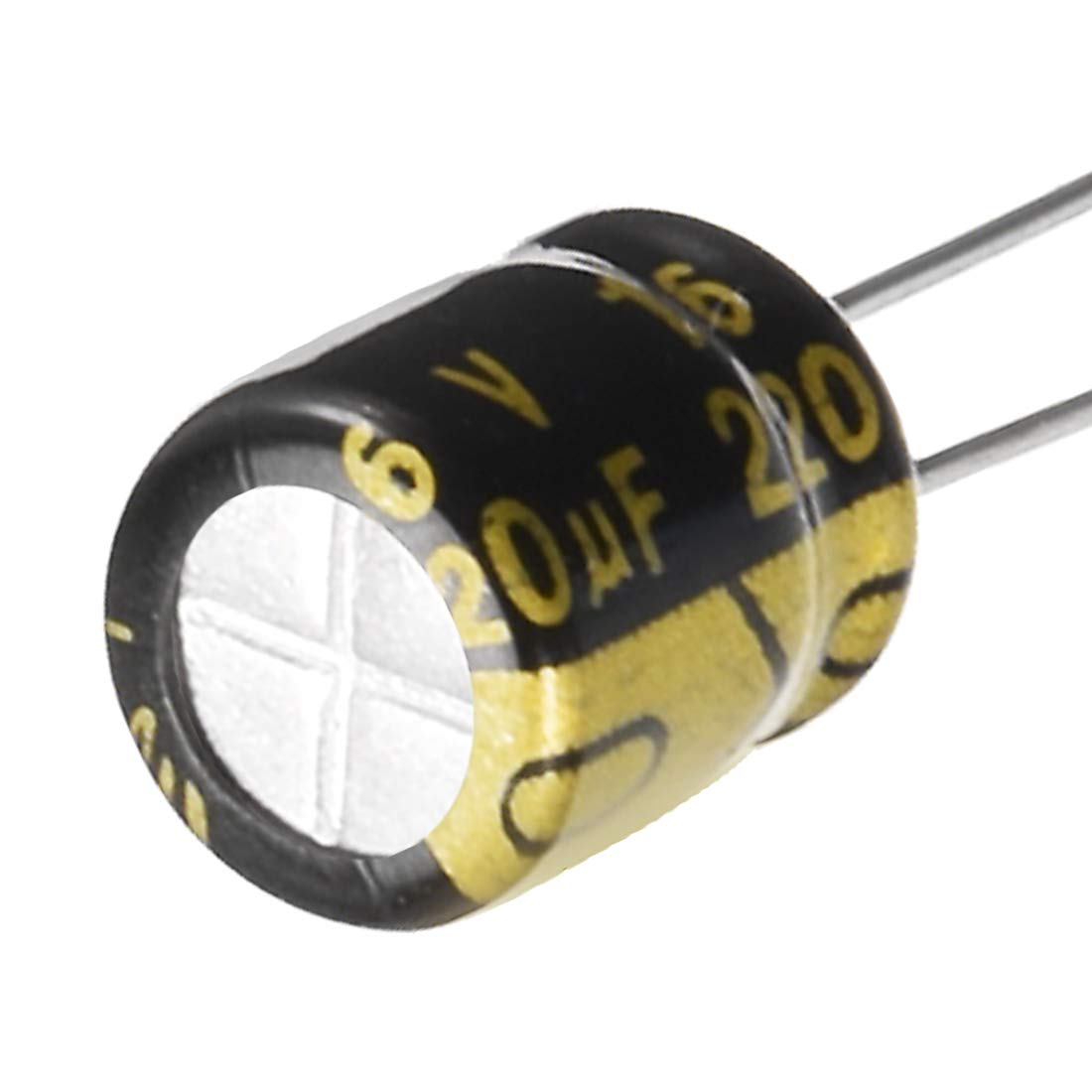 sourcingmap 220uF 16V condensateur électrolytique 50 pcs 6,3x7mm