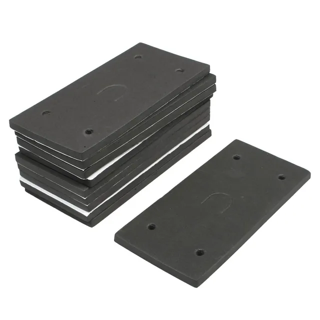 SOURCINGMAP Patins mousse ponceuse 18,7x9 cm lot 10