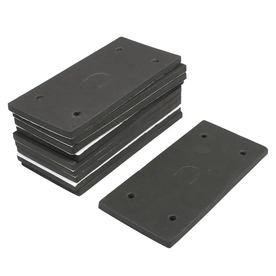 SOURCINGMAP Patins mousse ponceuse 18,7x9 cm lot 10