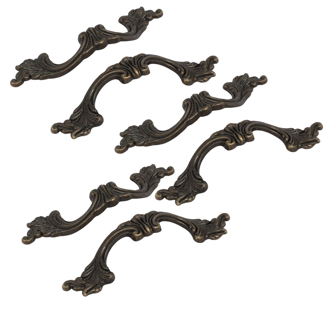 Sourcingmap Home & Garden poignée meuble vintage bronze 115mm