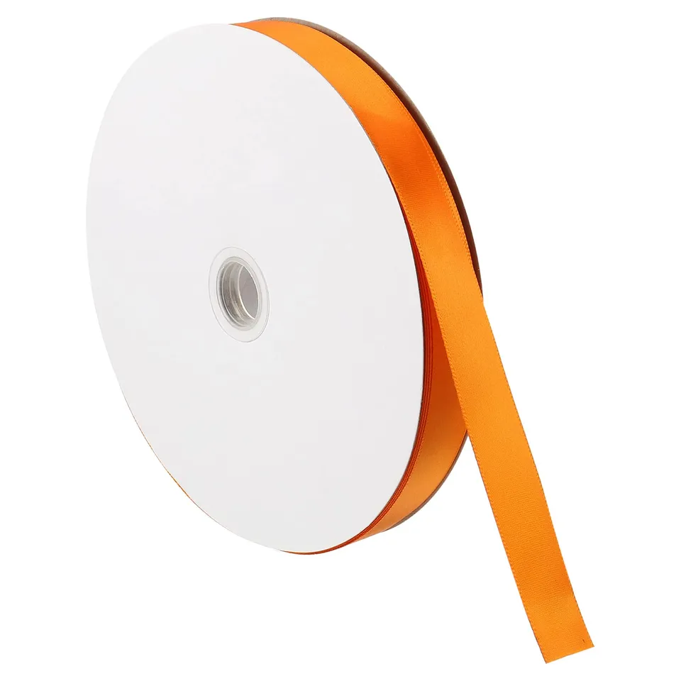 Sourcingmap Ruban Satin Orange 20mmx91,4m Polyester